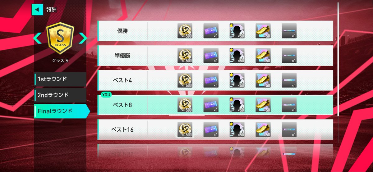 fcnerima's tweet photo. 今回のCCは準々決勝敗退でした。
Home:セレソン70
Away:ラロハ26
vsネラッズーロ
セレソン70が0-3負け
ラロハ26は4-2勝ち
セレソン70vsネラッズーロだとロングパスが通らないので苦手です。
いやラロハ26もロングパス主体😅
セレソン70は格下ミラーに普通に負けるし本当にきつい😓
#サカつく2026 https://t.co/s3Id6JFnnr