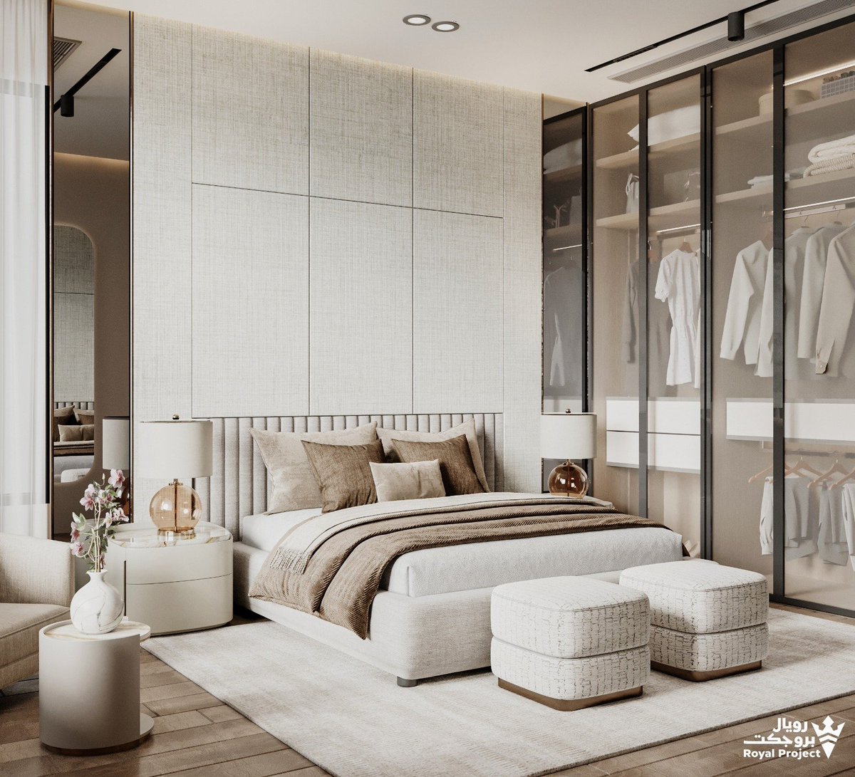 royalproj's tweet photo. رؤية عصرية لمساحة أكثر راحة...

تصميم غرفة ماستر مودرن من أعمال رويال بروجكت، يجمع بين بساطة الخطوط، وكفاءة استغلال المساحات، وتناسق الخامات لخلق تجربة سكنية أكثر راحة وأناقة.

لطلب تصميم داخلي يناسب مساحتك، تواصل معنا:
0592502003

#رويال_بروجكت #تصميم_داخلي #غرفة_ماستر https://t.co/VoNI5dL3H7