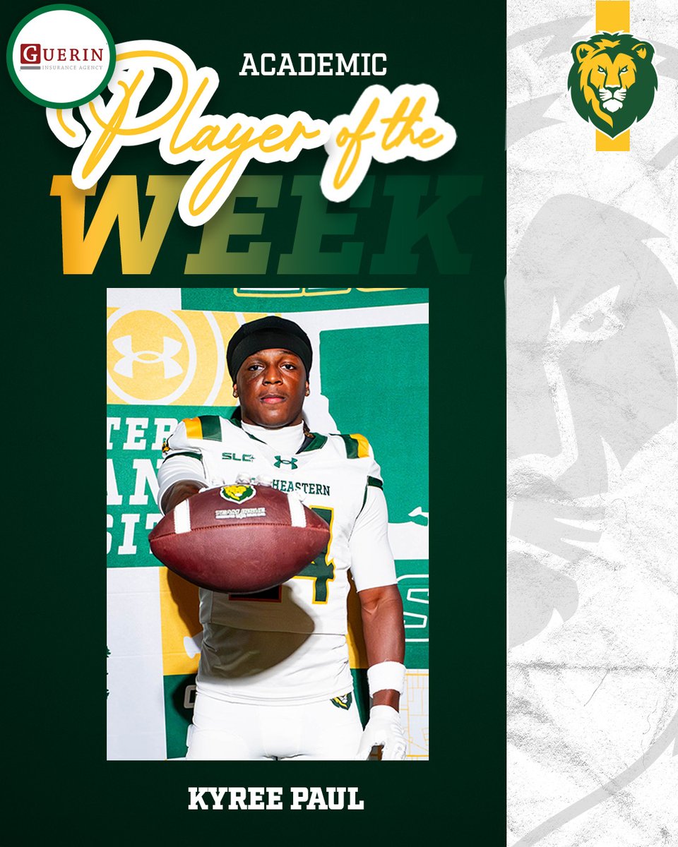 LionUpFootball's tweet photo. Congratulations to this week's Guerin Insurance @LionUpFootball Scout Team Players of the Week Jared Campbell, AD Washington and Dylan Shelmire, as well as Academic Lion of the Week Kyree Paul!

#LionUp | #SpotTheBall https://t.co/wvmFBZLynj