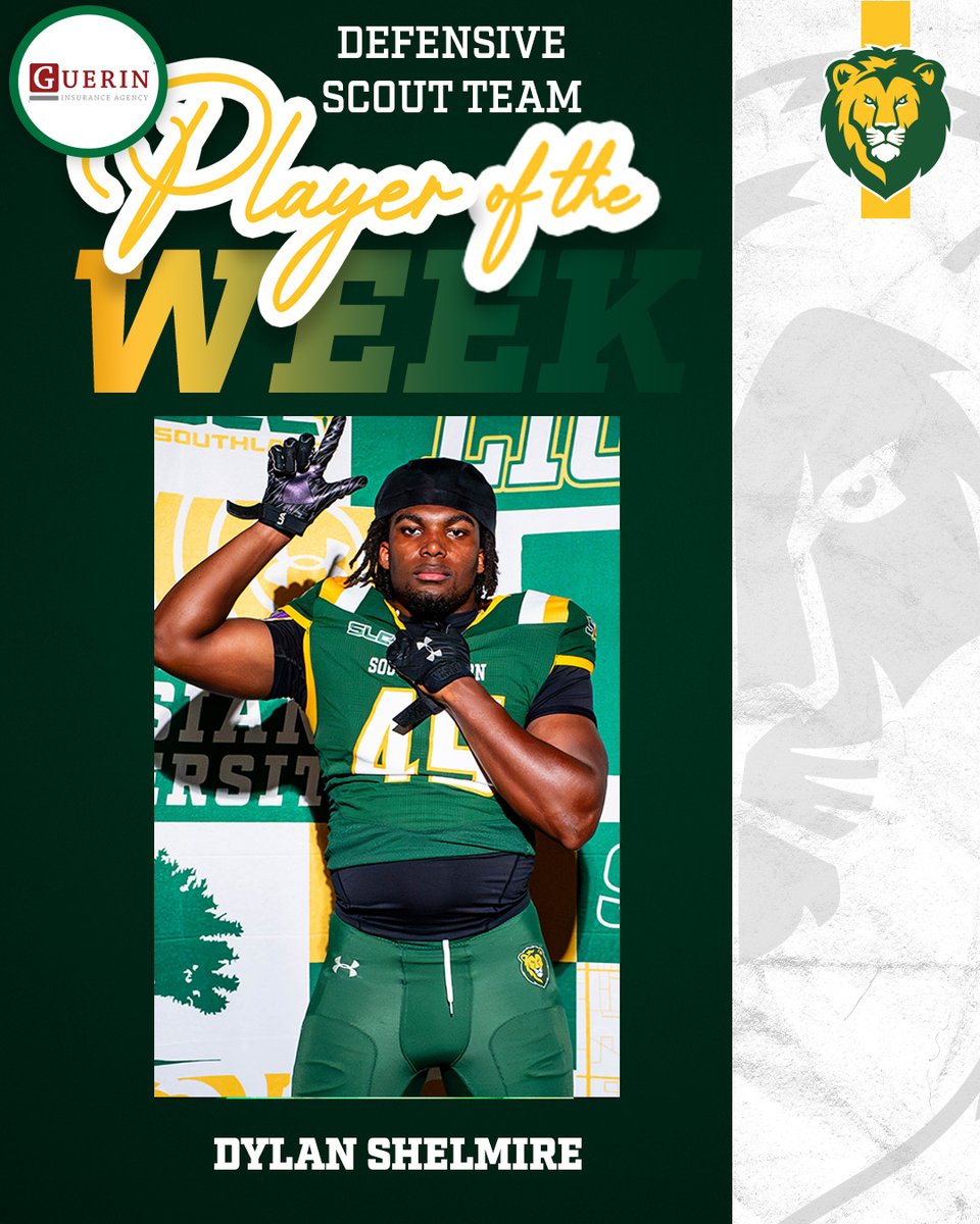 LionUpFootball's tweet photo. Congratulations to this week's Guerin Insurance @LionUpFootball Scout Team Players of the Week Jared Campbell, AD Washington and Dylan Shelmire, as well as Academic Lion of the Week Kyree Paul!

#LionUp | #SpotTheBall https://t.co/wvmFBZLynj