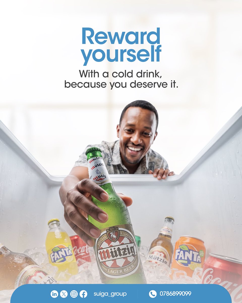 suiga_group's tweet photo. You survived Monday.
Emails, meetings, “quick calls”… you made it. 😂

Now reward yourself with a cold drink. You’ve earned it. 🍻🧊

And when it needs to be really cold, Suiga Group has you covered. 💙

📞 Order your ice today : 0786 899 099

#suigagroup #icedelivery #kigali #premiumice #monday