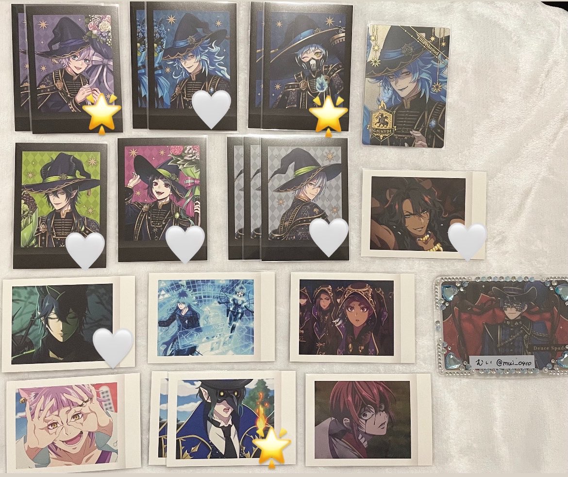 mui__0410's tweet photo. 【交換】ツイステ ボンボニ ブルーム アニメーションぱしゃこれ カード

譲)画像参照

求)同異種デュース

🤍は🌟��むお取引優先
ボンボニは同種のみ、纏めて優先
郵送のみ
検索からでもお気軽にお声掛けください https://t.co/HF9LTmtoGm