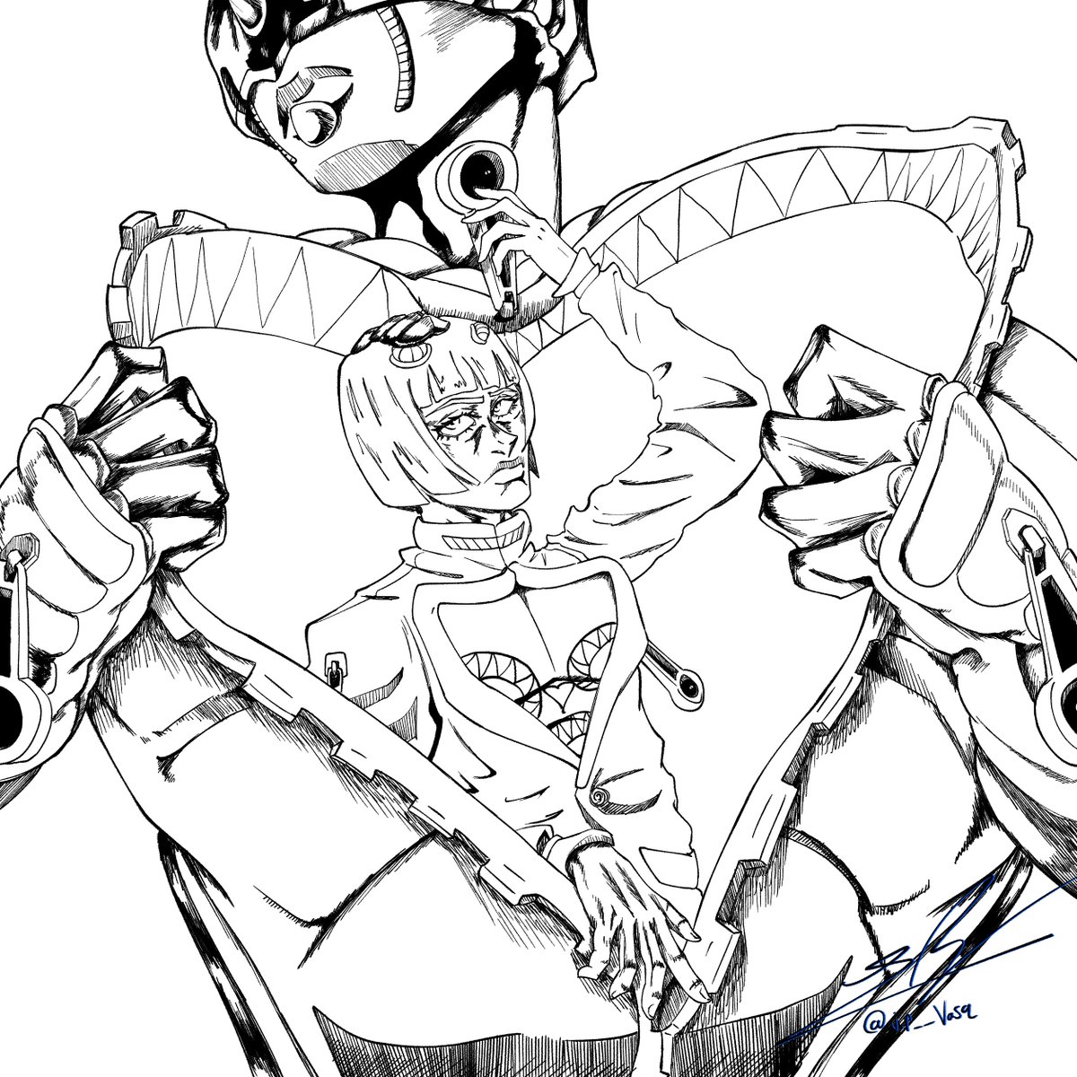 JR__Vasq's tweet photo. I could draw whatever you want if I get a few more followers for my VGen Verification 👀

#VGenComm #jojosbizarreadventure #sbr #jjba #commission #drawing https://t.co/v9tWtCL0Fk