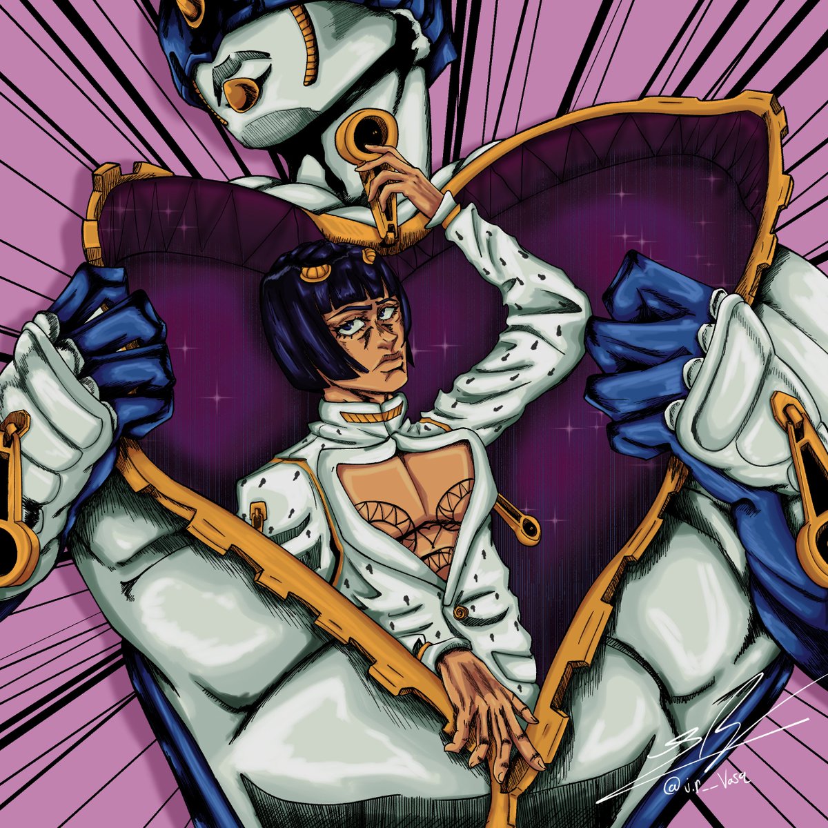 JR__Vasq's tweet photo. I could draw whatever you want if I get a few more followers for my VGen Verification 👀

#VGenComm #jojosbizarreadventure #sbr #jjba #commission #drawing https://t.co/v9tWtCL0Fk