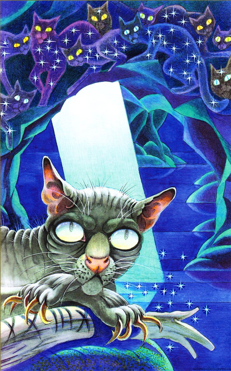 Metsaline1's tweet photo. @Isengarddescend More illustrations from this guy! It's Леонид Насыров, he drew illustrations for Russian warrior cats books https://t.co/G1Fo7lgfHq