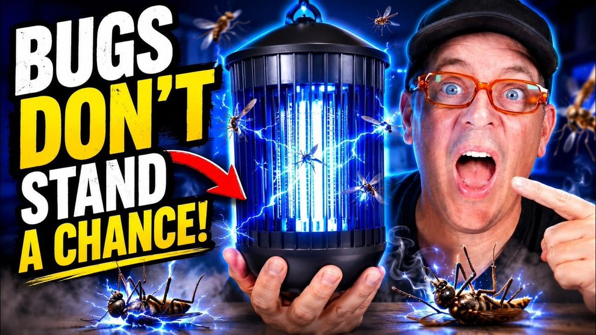 DadProdReview's tweet photo. CHEER UPs ZaP X3 PRO Bug Zapper Review: No Power Switch

Hands-on review of the CHEER UPs ZaP X3 PRO outdoor bug zapper. See its plug-in operation, removable collection tray…

https://t.co/9UX2lVvqNs

#ad #ProductReview https://t.co/mCOButsGSl
