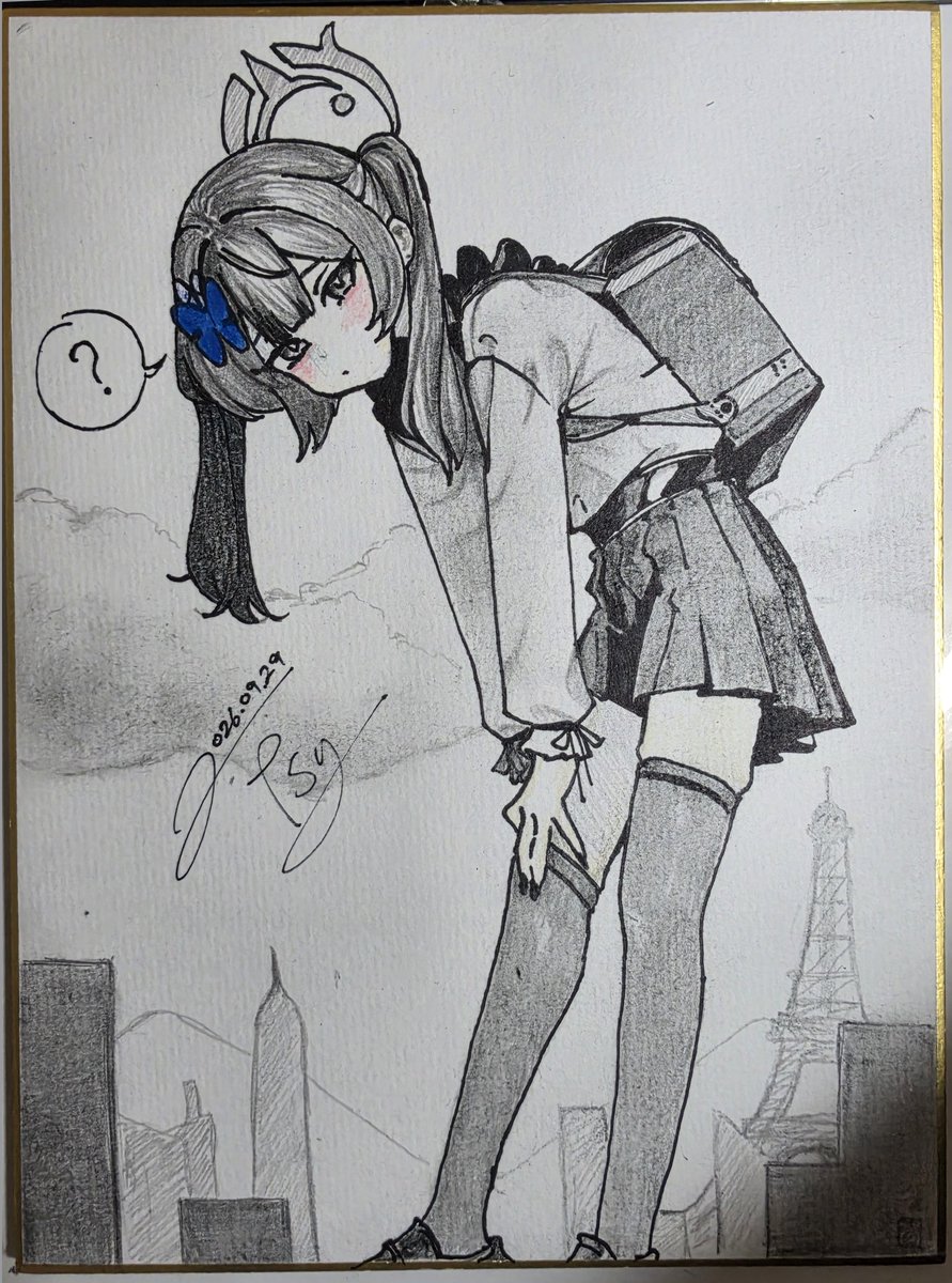 TSY_Tangsuyook's tweet photo. #ブルーアーカ

색지 첫 그림 .. 😝 https://t.co/vii8OFq1mJ
