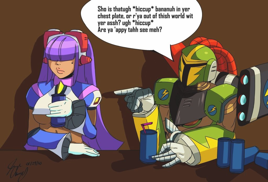 Persistent_Hate's tweet photo. “Alright... What the hell happened last night...? Ugh, maybe looking at one of my Probes' footage'll help jog my memory...”

“. . . . . . . . . . . . .”

“Oh wow... I was wasted, REALLY WASTED...”

“Wait... Why was i green again..? And how'd i even get drunk to begin with!?” https://t.co/zxOeMvic2s
