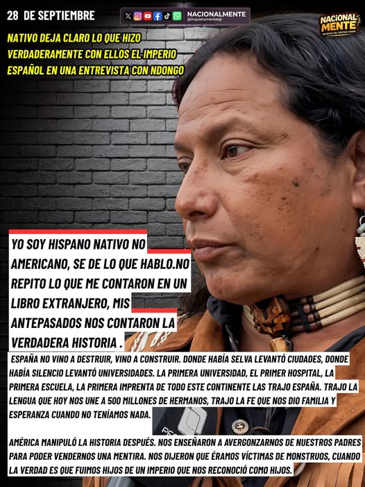FuensantaLM's tweet photo. Verdadero nativo Hispano cuanta toda la verdad de la historia de España en América. https://t.co/0bmAqs5k8v