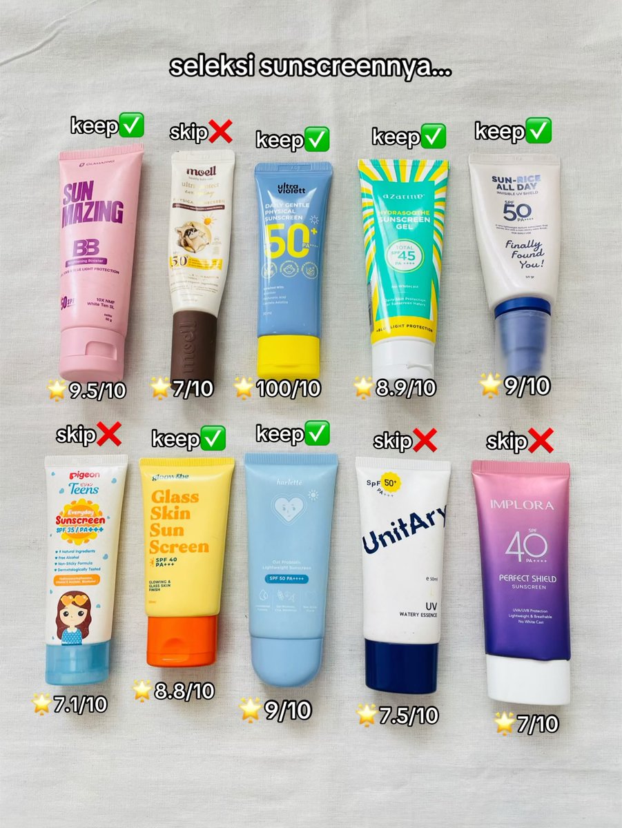 gracescottam826's tweet photo. Don’t waste your money by randomly buying sunscreen <3 https://t.co/y8UhHZNzii