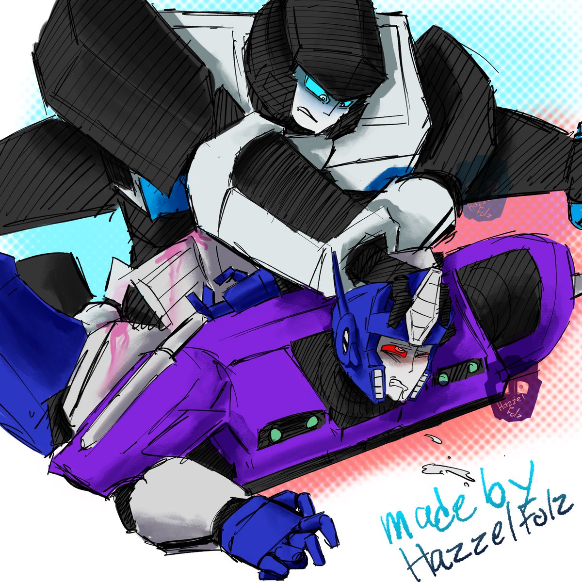folzhazzel's tweet photo. MegOp Tfo sg #transformersone #shatteredglass #megop 
[NSFW] finished ver. https://t.co/NrE1a298bb