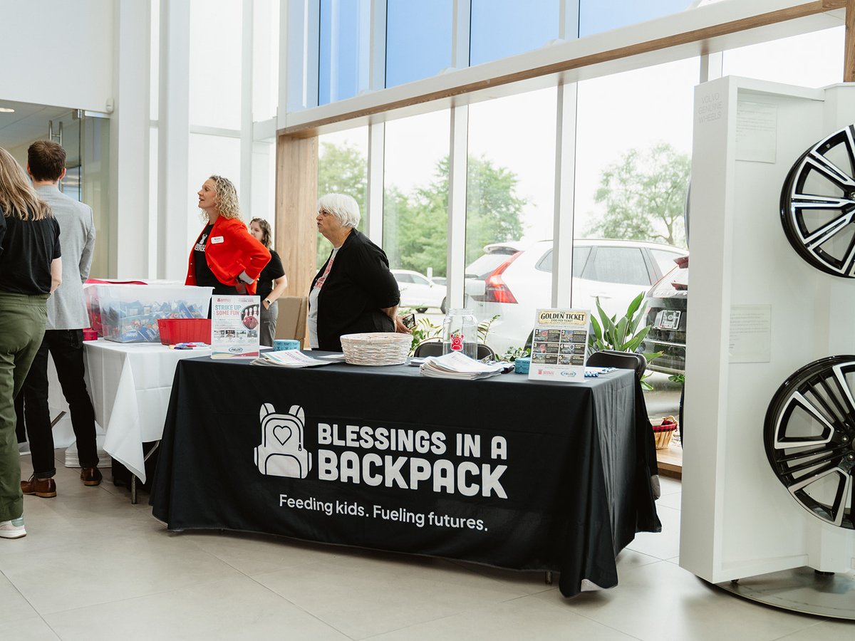 FieldsVolvoMad's tweet photo. Last Thursday our Madison showroom hosted An Evening for Blessings in a Backpack: valet, bowling, live music, all for local kids. Thank you, Madison. https://t.co/9fJZhZtPlw (608) 443-3600 #VolvoMadison #Madison #BlessingsInABackpack #GivingBack #FieldsAuto https://t.co/njmndiaFQI