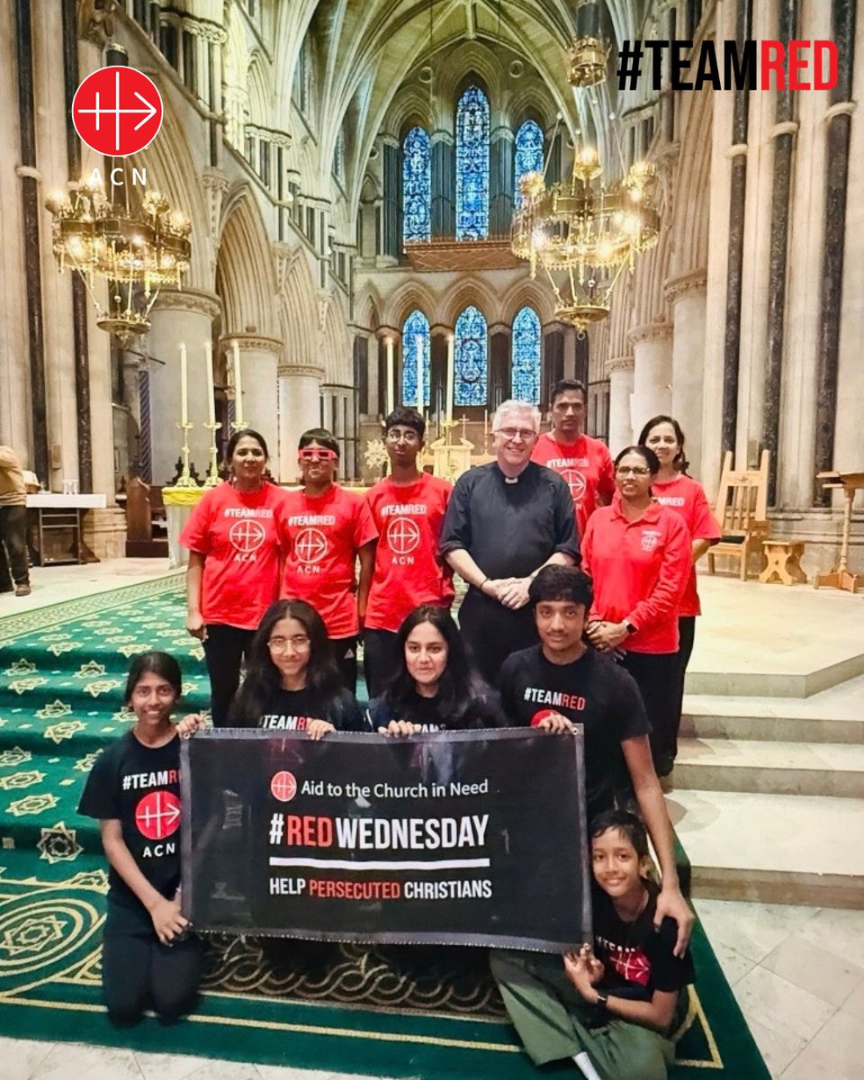 acn_uk's tweet photo. From St Boniface to Norwich Cathedral, families, friends and supporters walked 17 miles in our third annual Hike4Hope pilgrimage. Joined by Fr Andrew Neate (84), the day was filled with prayer, witness and community, all in support of persecuted Christians around the world. ❤️ 

you can support the fundraiser here: https://t.co/0ZOIsW2nuy

#RedWednesday #Hike4Hope