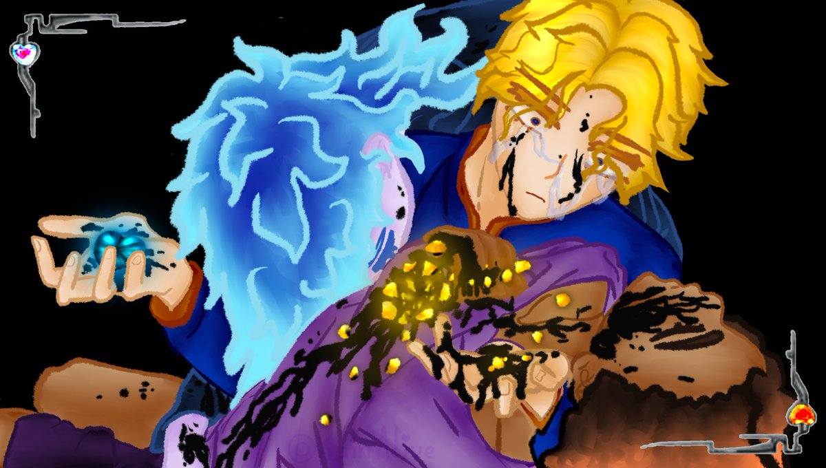 Rain_Alive_'s tweet photo. [KARMA] 
#heregdia special art I’ve been putting off for literally ever (think of as a seasons finale art piece mb)
REALLY proud of ts one :p n hope it feeds the fans now that the arc is over (they’ll probs stay one of my favs lwk)
#twst #twjc #ALNSTㅤㅤㅤㅤㅤㅤㅤㅤㅤㅤㅤ https://t.co/FZlIhYGSAq