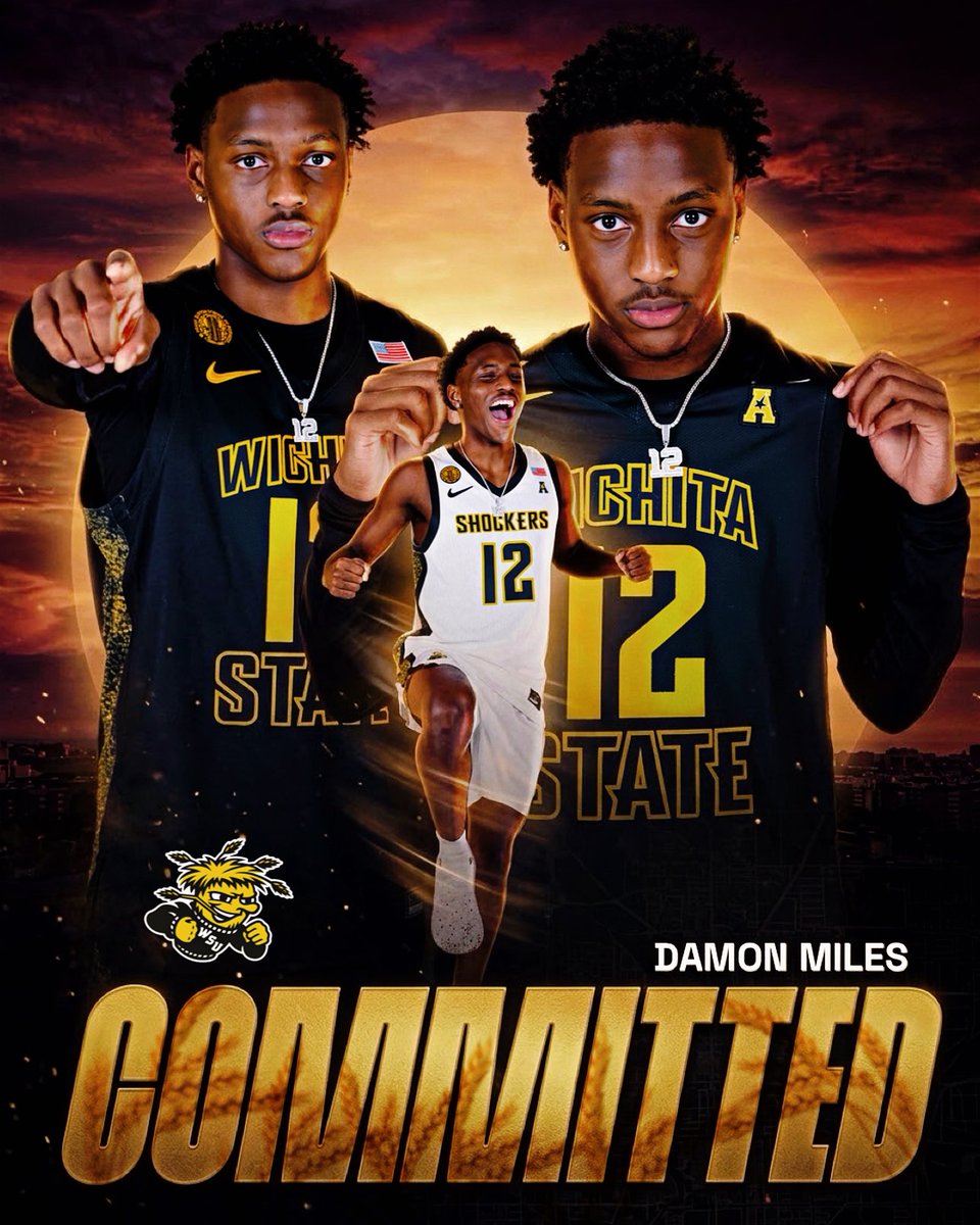 CLFBBBC's tweet photo. 4 ⭐️ Damon Miles commits to Wichita State @GoShockersMBB #wingames https://t.co/DRiXGcro7X