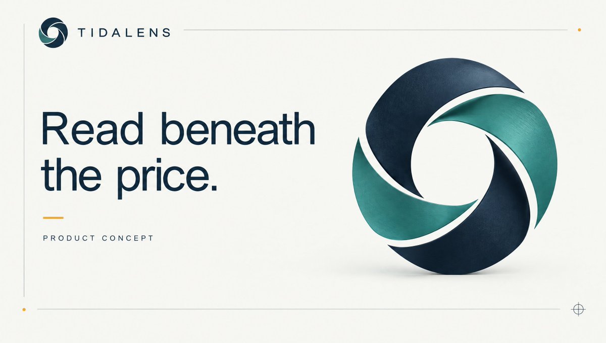 tidalens's tweet photo. 01 — Brand introduction
Meet Tidalens (@tidalens).

We are designing an independent market observatory specifically for the Solana Chain community.
The core premise is straightforward: modern crypto traders are forced to operate across two disconnected worlds. On one side is global macro derivatives positioning—where billions in perpetual futures open interest, shifting funding rates, and liquidation cascades dictate broader market sentiment. On the other side is local Layer-2 execution—where block production cadence, RPC latency, DEX liquidity, and native ecosystem protocols actually live.
Today, synthesizing those two realities requires juggling a dozen open browser tabs, disjointed timestamps, and conflicting data standards.