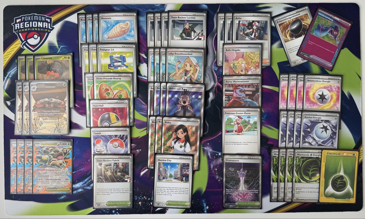 JuliiianPTCG's tweet photo. Placed 486th/2800 at Frankfurt regionals with the crab. 🦀 First Regional of the new season and my first day 2 ever. 🚀 s/o to all my Friends for cheering me on and s/o to the crustle testing group ✌️. Looking forward to a great season 🦀📈 https://t.co/gNy7IU5hjM