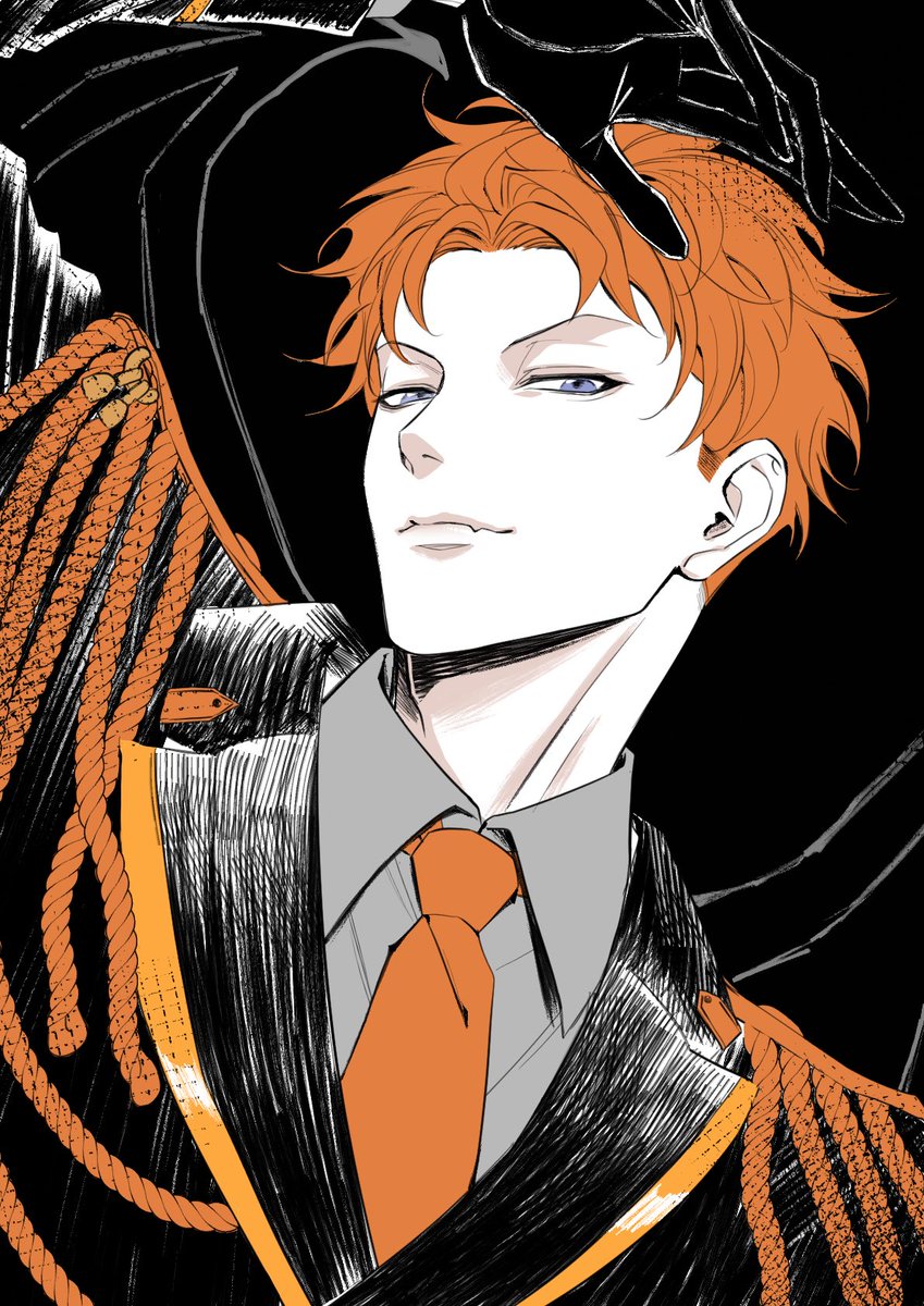 Shuubaba's tweet photo. I took a good look at Demon Rio and I’m compelled to draw 😳

#ヒプマイ #ヒプノシスマイク #hypnosismic #hypmic https://t.co/U8w9JGctXz