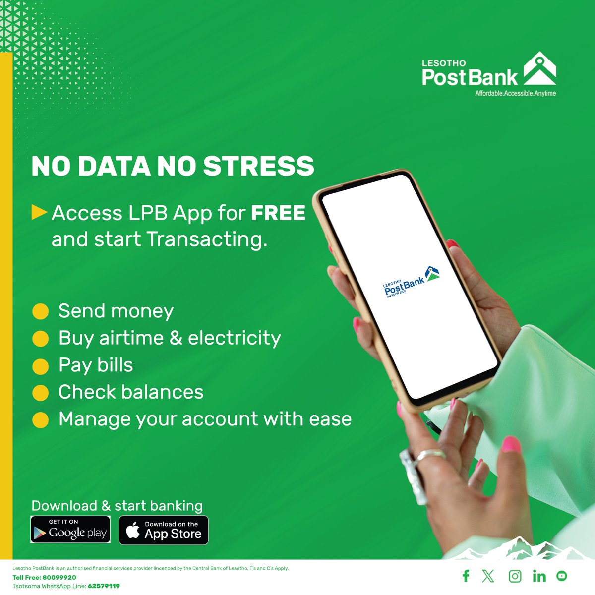 LESOTHOPOSTBANK's tweet photo. #LesothoPostBank #TheOnlyBasothoBank https://t.co/kG7G8RhDmb