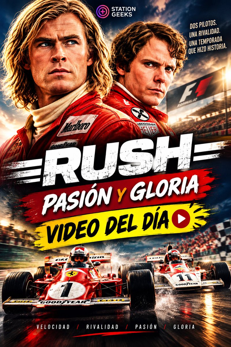 stationgeeks_'s tweet photo. 🏎️🔥 DOS PILOTOS. UNA PISTA. CERO MIEDO.

Rush (2013) revive la brutal rivalidad entre James Hunt y Niki Lauda.

💨 Velocidad
🔥 Adrenalina
😱 Riesgo
🏆 Un campeonato decidido por un solo punto.
¿Team Hunt 🏎️ o Lauda 🔥?
#Rush #F1 #Formula1 #StationGeeks https://t.co/wZBGlS5Xwc