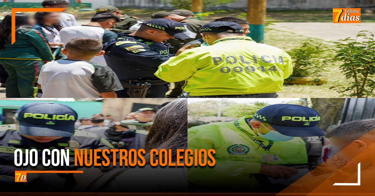 Tolima7diasco's tweet photo. #Tolima7dias||La policía interviene colegio de Ibagué para prevenir consumo de drogas https://t.co/X8WL3bOmWZ https://t.co/OPymVqxNZY