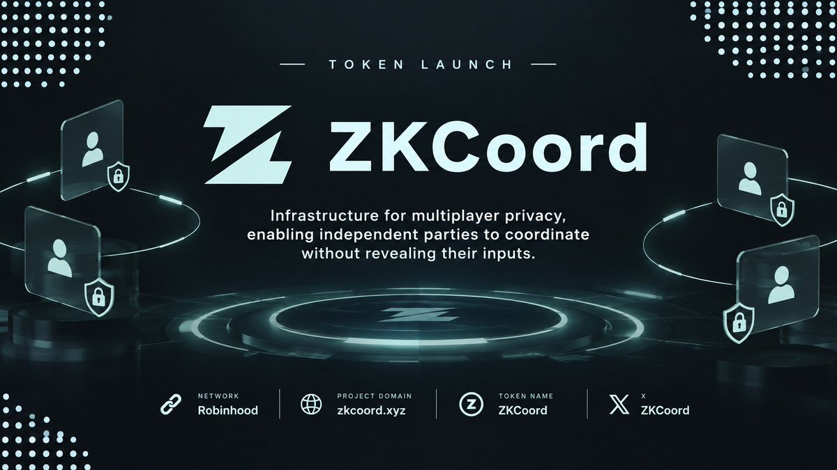 zkcoord's tweet photo. $ZKCoord supports three participation vectors:

1. Key Share Operators: Run nodes and maintain key shares.
2. Application Integration: Submit sealed inputs and receive verified results.
3. Pilot Threads: Custom privacy-preserving coordination for complex use cases. https://t.co/utIHOiek7W