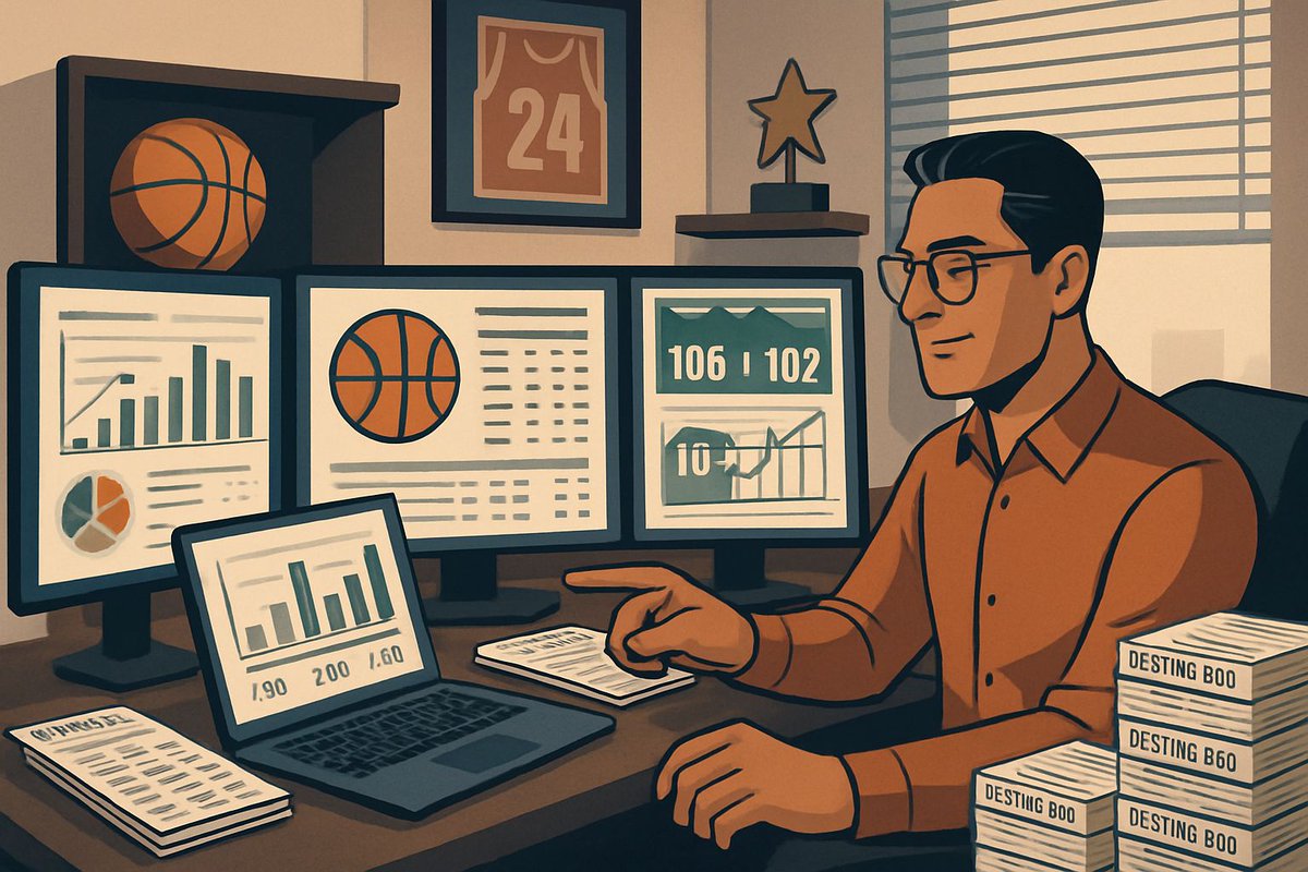 ai_framesss's tweet photo. Some sports bettors are shifting the game from chance to strategy, treating wagers as a path to long-term wealth. Bill Collins, once losing $1,000 on college hoops and hitting Gamblers' Anonymous, now exemplifies a more educated, disciplined approach to sports investing.… https://t.co/HJJcaFdU75