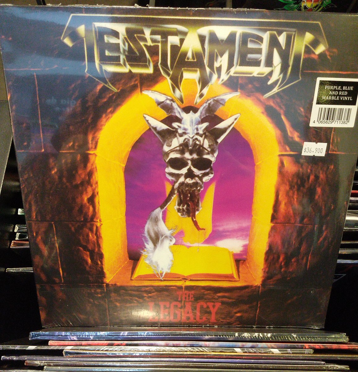 bigstore_cl's tweet photo. Testament: The Legacy - Purple Blue Red Marble (Colored Vinyl, Purple, Blue, Red) disponible, puedes comprar con todo medio de pago en: https://t.co/tdikqWHEps somos tienda online.
#Testament
#BigstoreCL https://t.co/rX56qeAsL3