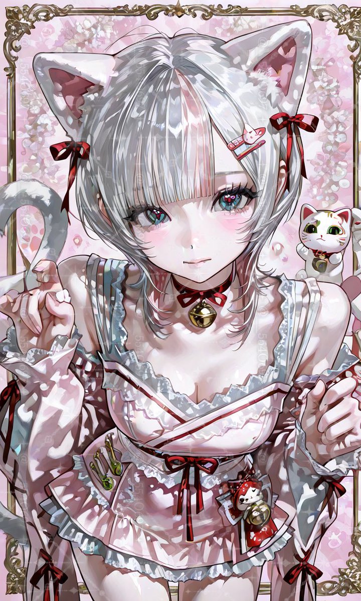 __554O697's tweet photo. 🐱♡ 招き猫の日 プロンプト配布 ♡ฅ

招き猫の日なので、福よこいこい〜❕なプロンプト作りました꒰ᐡ´ っ ̫ -ᐡ꒱💭

引用で見せてくれるとうれしいです(•ω꜀ᐢ🔔♥
ツリーのALTに！

#ゆにゃぷろ ✭*.+ﾟ https://t.co/Cd0HgUaS3n