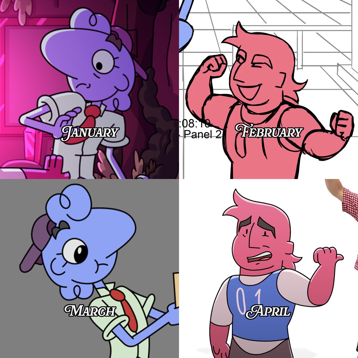 StudioWhimsyPro's tweet photo. Which one are you? #animationㅤ #indieanimation #birthday #yourmonth #artmeme https://t.co/IybkCUQdzq