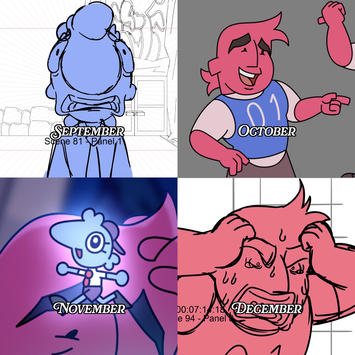 StudioWhimsyPro's tweet photo. Which one are you? #animationㅤ #indieanimation #birthday #yourmonth #artmeme https://t.co/IybkCUQdzq