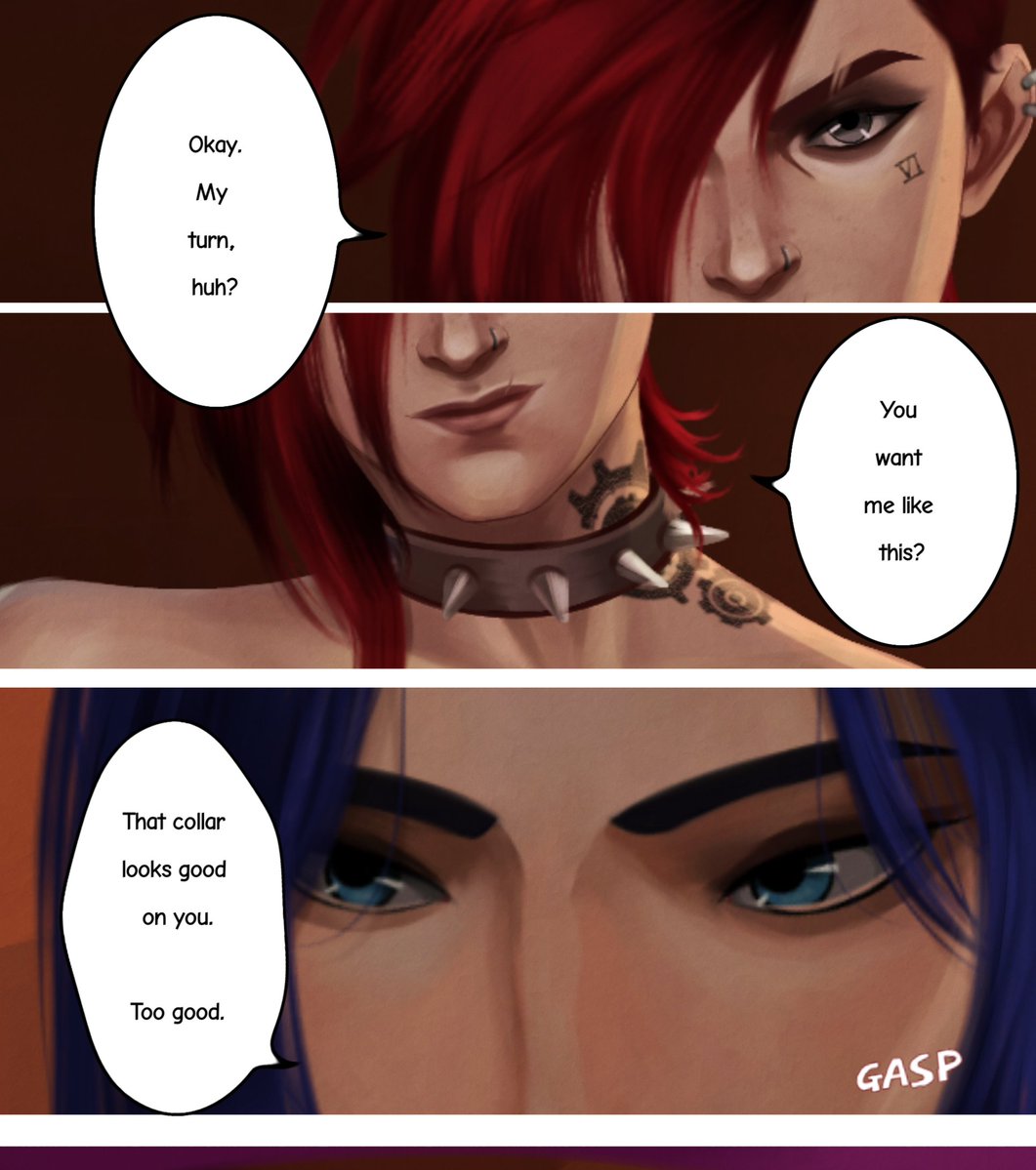 itsreyart's tweet photo. Model Caitlyn &amp; Photographer Vi AU… but this time Vi gets her turn too. https://t.co/4s4iOFLYuE