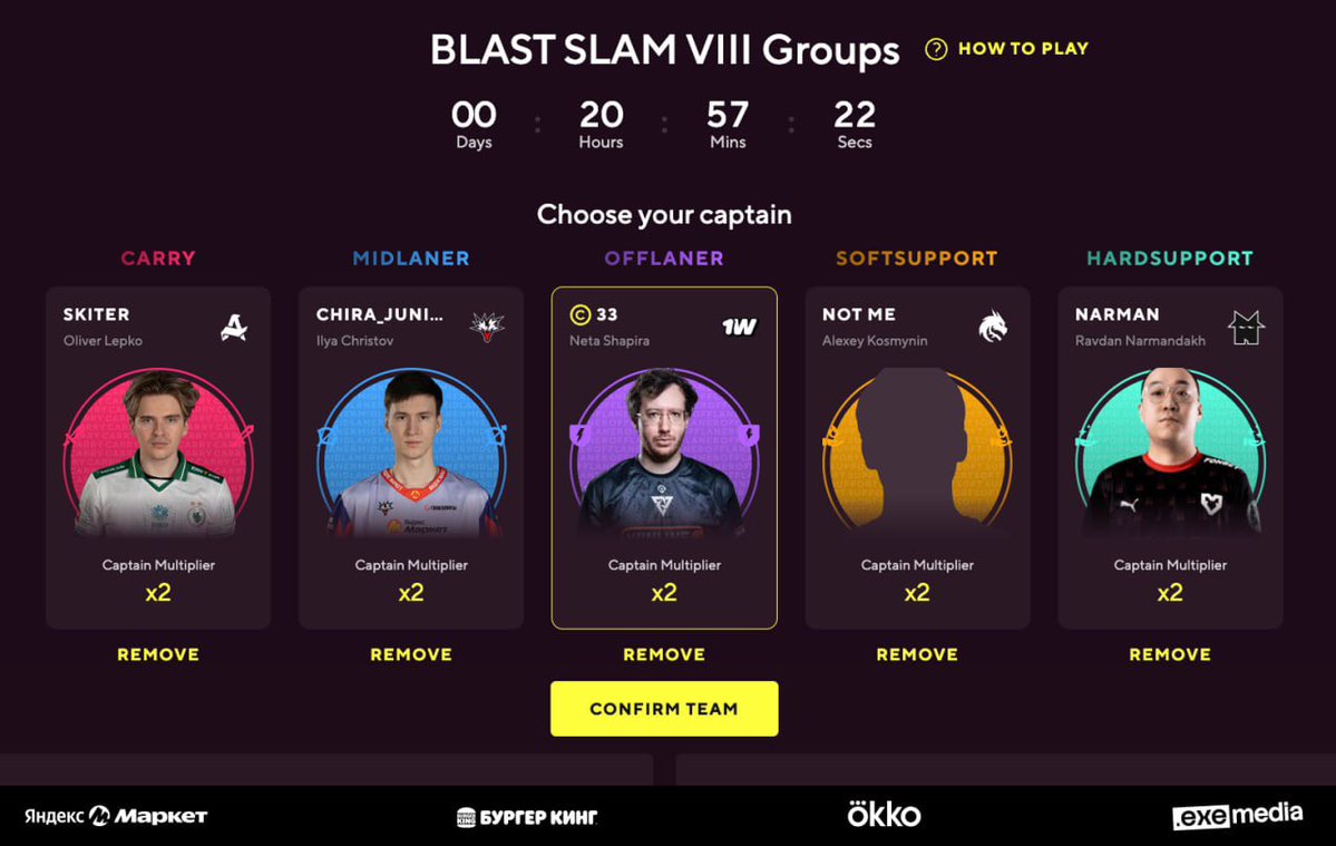 TeamYandex's tweet photo. And don’t forget about the @BLASTDota Fantasy League! Follow the link and make your predictions for the Group Stage: https://t.co/Rhg8FAvuTe https://t.co/xrb0voVdVn