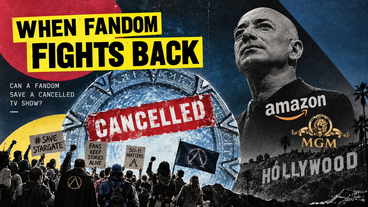 OffworldYT's tweet photo. Can a fandom save a cancelled TV Show?

We take a look at the history of fan-driven campaigns throughout history and how it compares to the latest efforts of the SaveStargate campaign in our latest video essay: