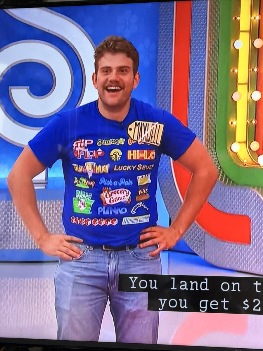 VanLigon's tweet photo. Need that cutie, Maxwell, thefuture math teacher from the #PriceisRight https://t.co/Iln8MV6fsI