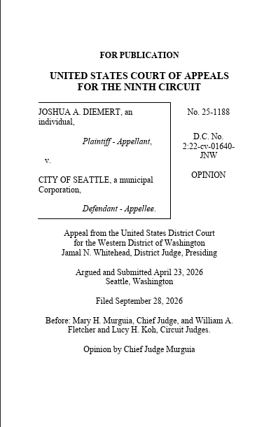 EWess92's tweet photo. Can a white man sue Seattle over its racially hostile wacky DEI programs? Yes, per Chief Judge Murguia. Big loss for DEI in Seattle--by an all-Democrat appointed Ninth Circuit panel. These racially discriminatory "Race and Social Justice Initiative" policies create liability https://t.co/wfRAPANT1z
