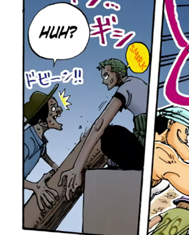 kitsuzoro's tweet photo. zoro playing around with his opponents like a cat does with its prey 😂 https://t.co/09Xx793o06
