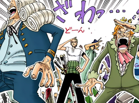 kitsuzoro's tweet photo. zoro playing around with his opponents like a cat does with its prey 😂 https://t.co/09Xx793o06
