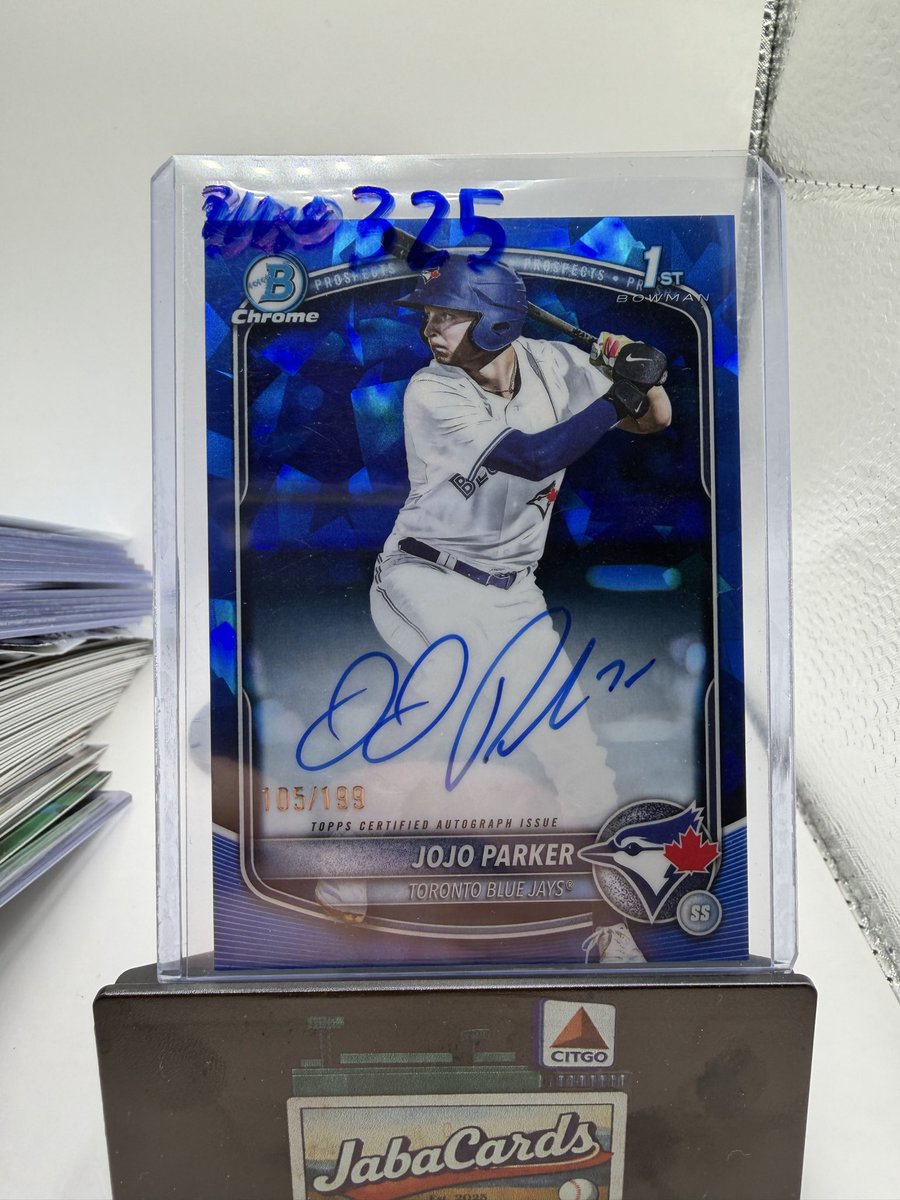 jabacards's tweet photo. Anybody buying on here? Prices shipped on toploader- aloy ask is 1200. All include shipping and full insurance coverage as always! #Bowman #EricHartman #JosuarGonzalez #WehiwaAloy #JojoParker #braves #giants #bluejays #orioles https://t.co/M4qVxmsnen