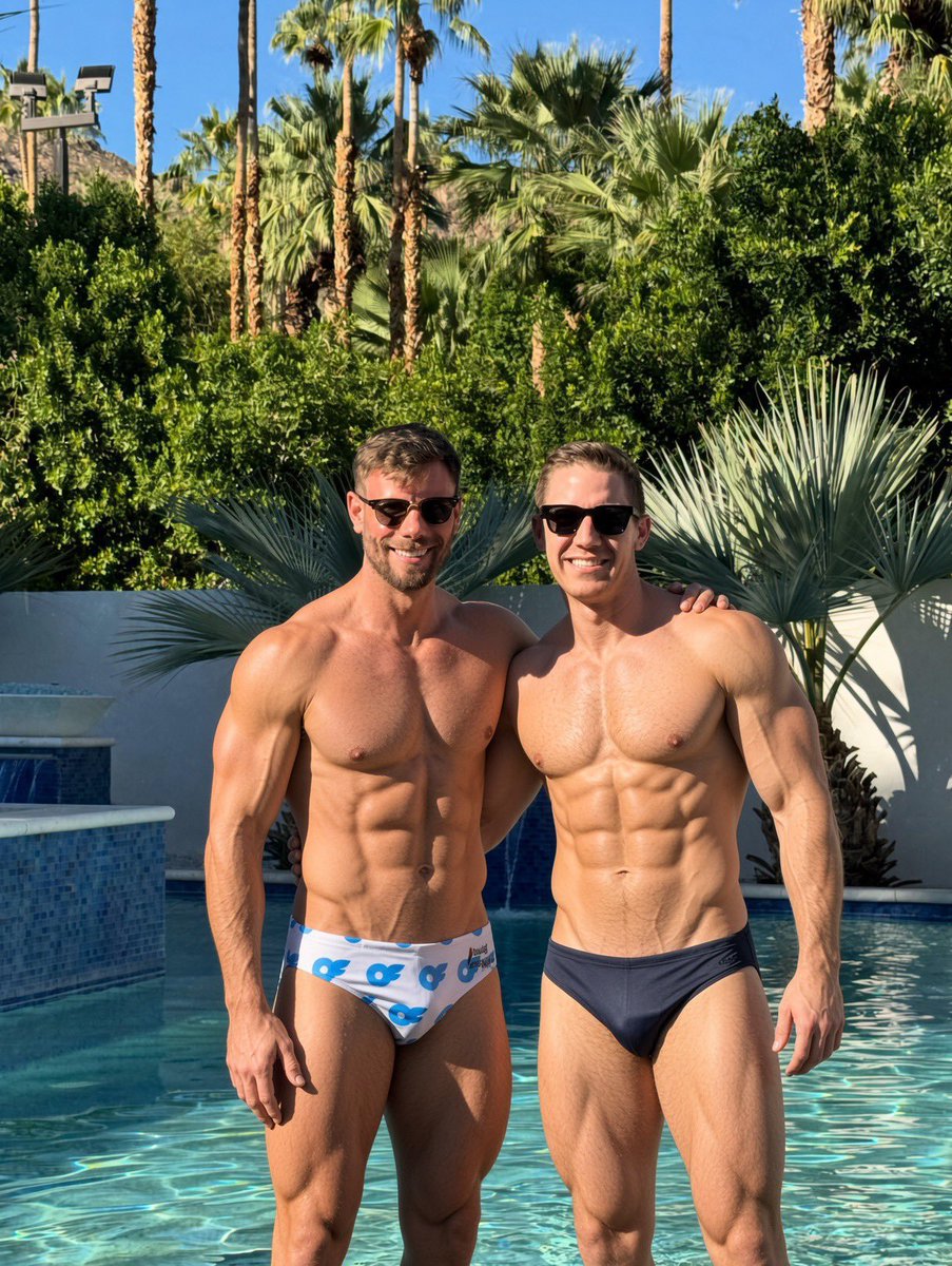 gustavojames99's tweet photo. Olympic rower Robbie Manson in a pool with his friend https://t.co/GcddxwLGqu