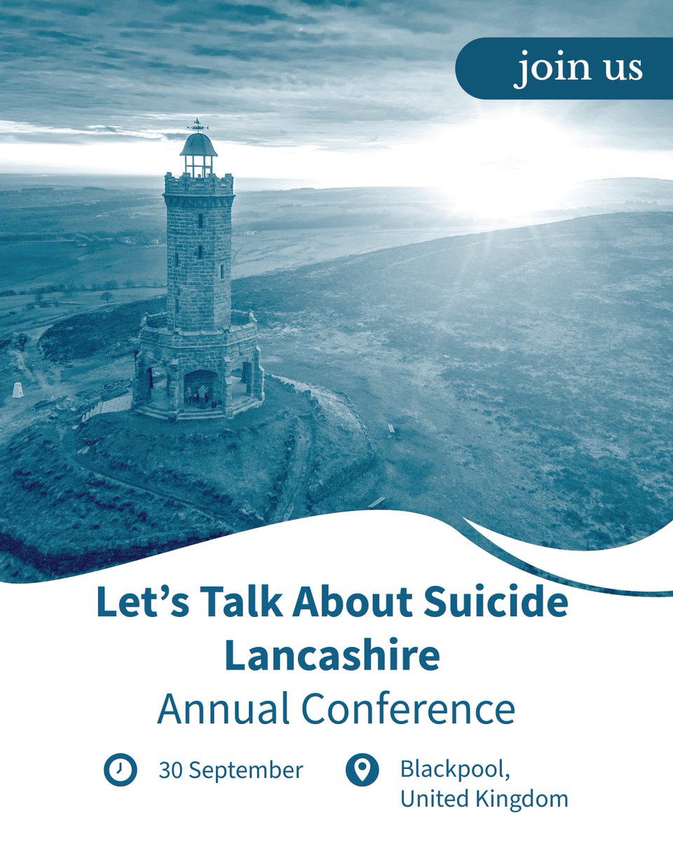 Living_Works's tweet photo. We’re heading to Let’s Talk About Suicide Lancashire 2026 on 30 September in Blackpool, UK!

📍 Stop by the #LivingWorks booth to meet Joann Hitchen, connect on #SuicidePrevention and explore training options to support your community. https://t.co/C7sPlvNBcU