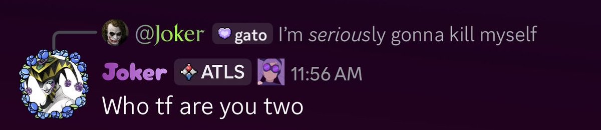 MemeOfServer's tweet photo. Is there any other Jokers we need to know about? -💜 https://t.co/DnEWbgjHp1