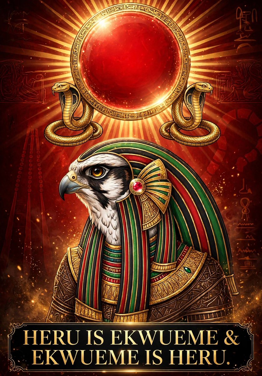 iamChimeEze's tweet photo. As it has been revealed &amp; written in THE HOLY ANKHUWA, the purpose of creation is to gain the ultimate experience of life before returning back to the original source of creation. As a result, the true meaning of human life is to become the Ekwueme on this planet.

The Chosen One https://t.co/jbQ732BoFs