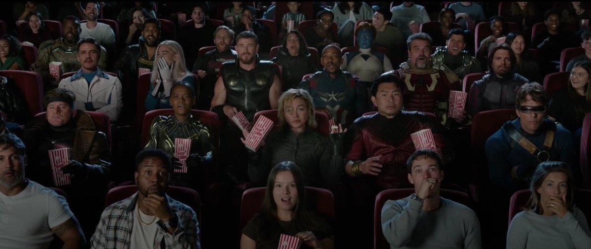 DiscussingFilm's tweet photo. The cast of ‘AVENGERS: DOOMSDAY’ in a new promo. https://t.co/rspDEgqyte