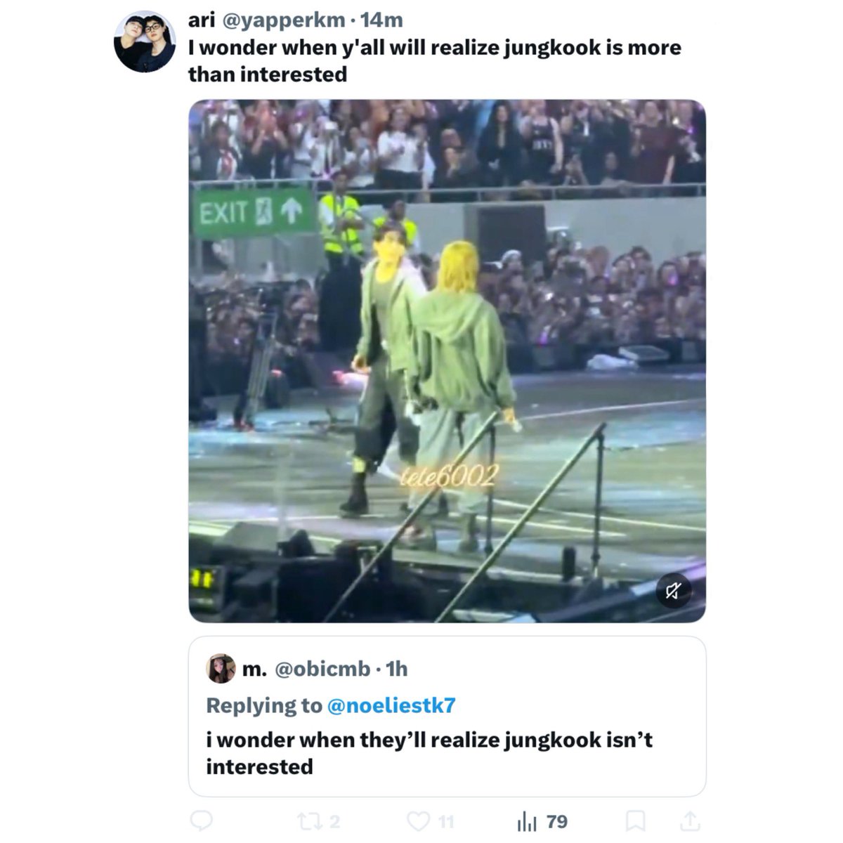 obicmb's tweet photo. i wonder when jikookers will stop being this jobless and cowardly https://t.co/DuaSEYFHoF