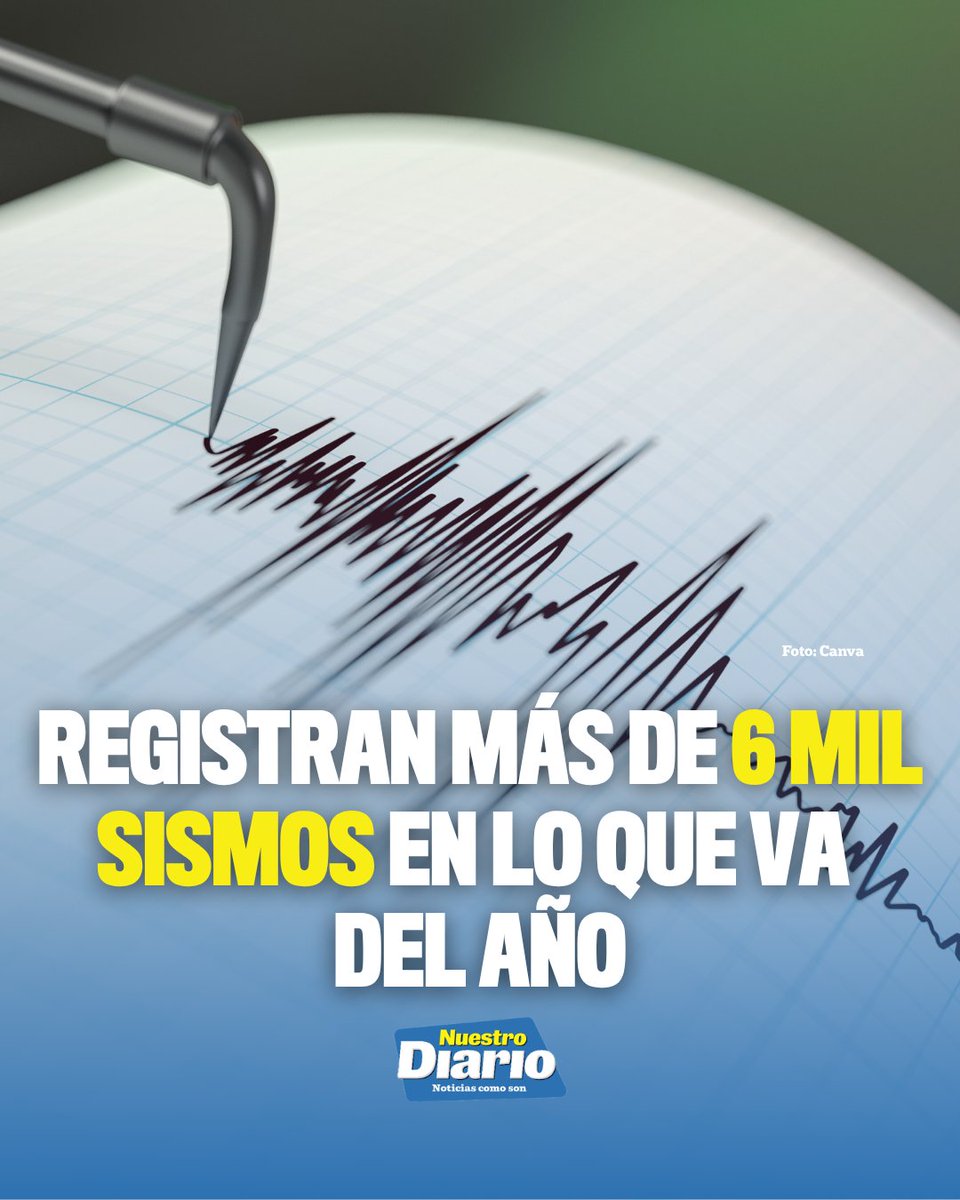 🛑 🇬🇹 REGISTRAN MÁS DE 6 MIL SISMOS EN LO QUE VA DEL AÑO 📉⚠️ El INSIVUMEH informó en su reporte de las últimas 24 horas que se registraron 51 sismos en el…