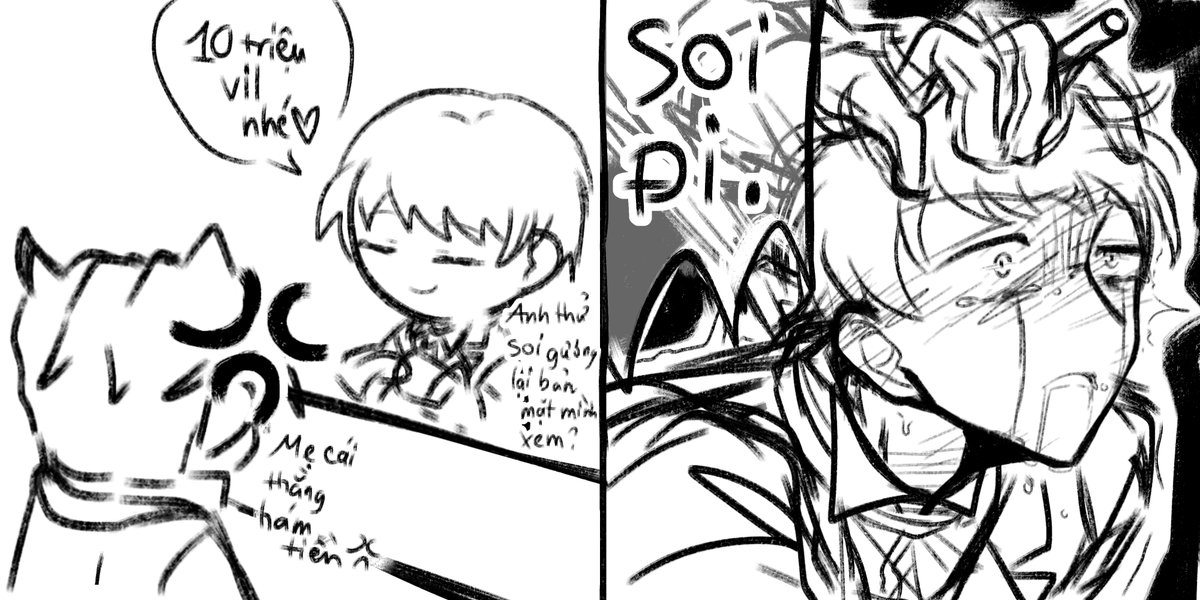 MioTSC_12's tweet photo. KaleDali エゴダリ Kalego x Dali

Dali "The price is 10 million Vil ♡"

Kalego "You greedy money-grubber..."

Dali "Why don't you try looking in the mirror and taking a hard look at yourself?"

____

Kalego "Look at the mirror." https://t.co/MTDVSK7Ig3