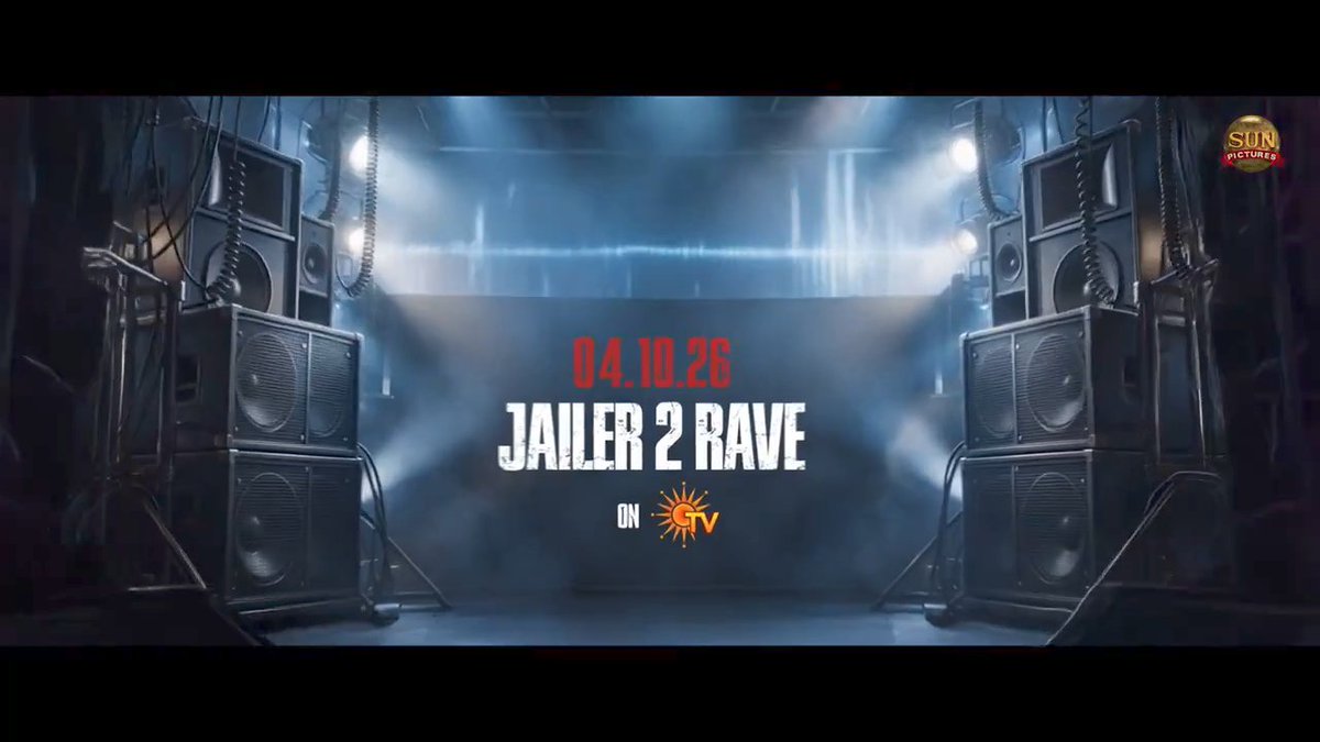 anstudio117's tweet photo. #Jailer2 Rave Sun TV Telecast On Oct 4th 🔥🔥🔥 https://t.co/MdAAuHLalt