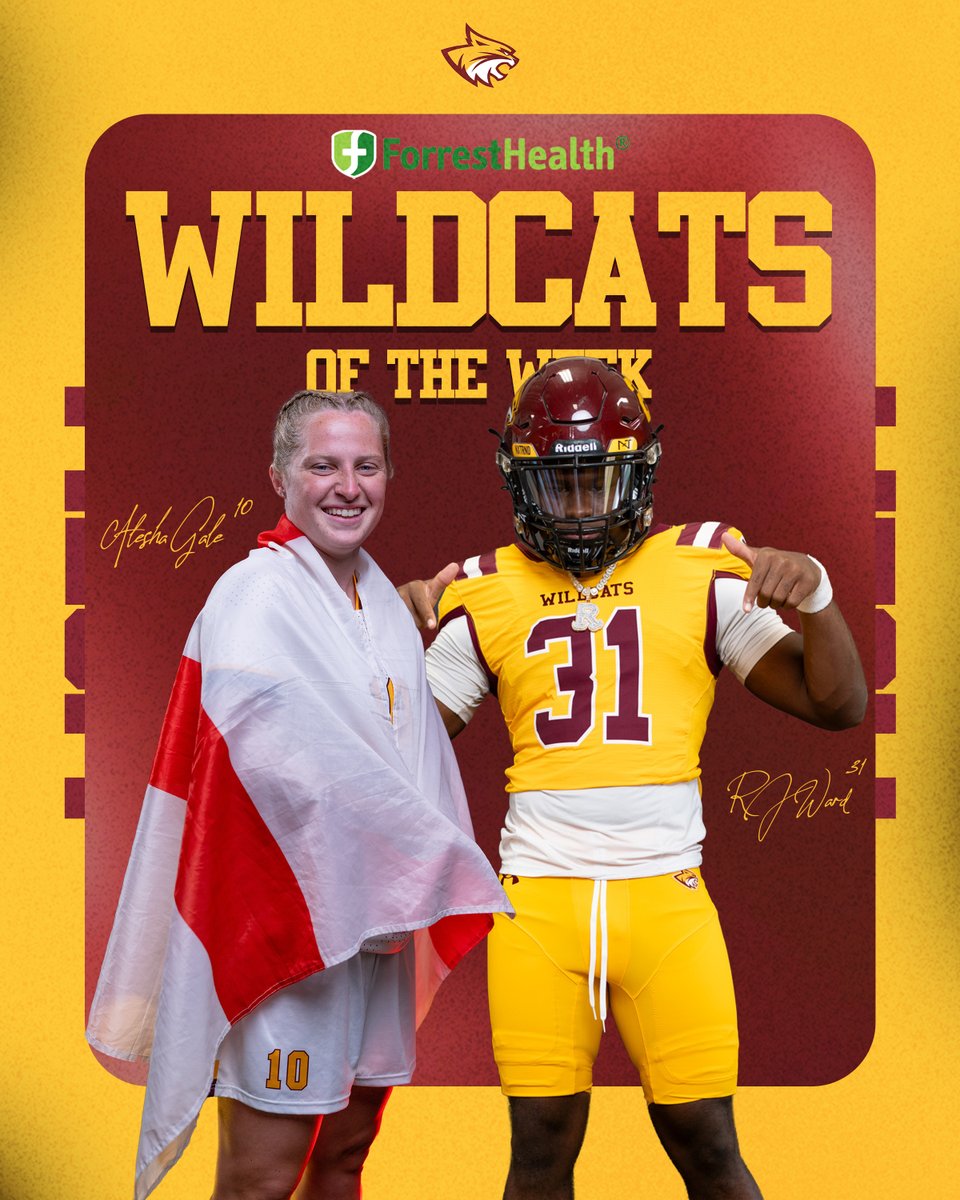 PRCCAthletics's tweet photo. Pearl River's RJ Ward, Alesha Gale named ForrestHealth Wildcats of the Week

📰https://t.co/NVYyV3GNsK
#RRR🐾 https://t.co/zGOSUzMuZF