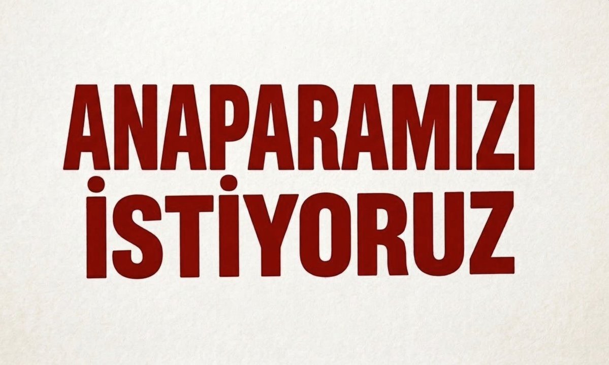 Fonzade's tweet photo. Biz kumar oynamadık, iddaa oynamadık, bahis oynamadık, ayda %5-10  kar etmek için devlet onaylı fonlara yatırım yaptık, tüm servetimiz elimizden alındı.

ANAPARAMIZI İSTİYORUZ !
BAŞKA BİR ŞEY İSTEMİYORUZ!

#HALKINSESINIDUYUN https://t.co/YOTHlsZPDn